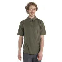 icebreaker hike cool-lite low cut merino short sleeve t-shirt vert xl homme