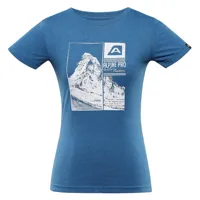 alpine pro monena short sleeve t-shirt bleu 2xl femme