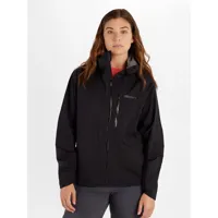 marmot superalloy bio full zip rain jacket noir xs femme