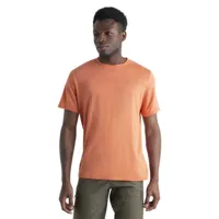 icebreaker merino linen short sleeve t-shirt orange xl homme