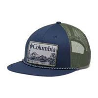 columbia flat brim snap back cap bleu  homme