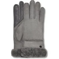 ugg seamed tech gants pour femme in grey, taille l, shearling