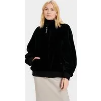 ugg laken vest pour femme in black, taille xl, polyester