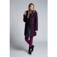 grandes tailles duffle-coat, femmes, violet, taille: 44/46, polyester, ulla popken