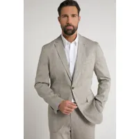 grandes tailles veston helios, hommes, beige, taille: 52, polyester/lin/viscose, jp1880