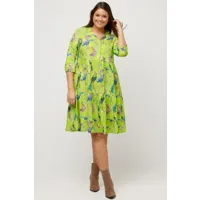 grandes tailles robe tunique, femmes, vert, taille: 48/50, coton, ulla popken