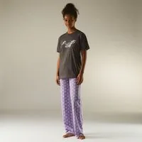 pantalon de pyjama à motifs cœurs - xs