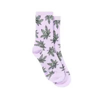 chaussettes à motifs cannabis - xl
