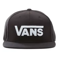 vans casquette snabpack drop v (black-white) homme noir, taille unique