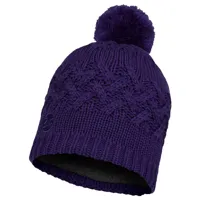 buff ® knitted & fleece beanie violet  femme