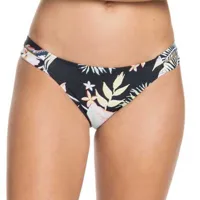 roxy printed beach classics regular bikini bottom blanc,noir l femme