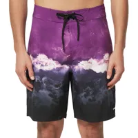 oakley apparel whitewash 20´´ swimming shorts violet 38 homme