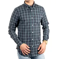 chemise timberland style canadienne homme bleu