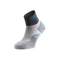 chaussettes lurbel distance three gris turquoise, taille l