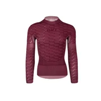 t-shirt manches longues q36.5 base layer 3 rouge, taille s/m