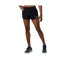 shorts new balance impact run 3 inch split negro, taille m