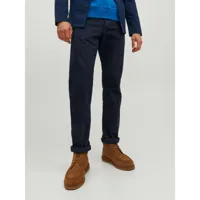 pantalon chino loose fit bleu marine en coton earl