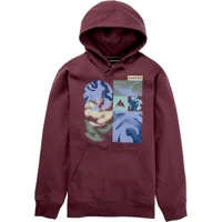 burton men's gravitation pullover hoodie - violet - taille xl 2024