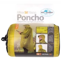 sea to summit - poncho 15d - veste imperméable taille one size, blanc
