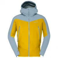 norrøna - falketind gore-tex jacket - veste imperméable taille xl, jaune