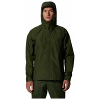 mountain hardwear - exposure/2 paclite jacket - veste imperméable taille s, vert olive
