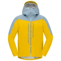 norrøna - falketind gore-tex paclite jacket - veste imperméable taille s, jaune