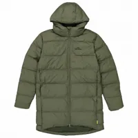 kathmandu - epiq longline down coat - manteau taille s, vert olive