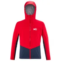 millet - rutor light 2.5l jacket - veste imperméable taille l;m;s;xl;xxl, bleu;rouge