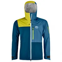 ortovox - 3l ortler jacket - veste imperméable taille s, bleu