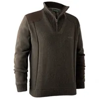 deerhunter - carlisle knit with stormliner - pull softshell taille s, noir