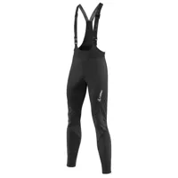 löffler - warm-up bib tights windstopper warm - pantalon de ski de fond taille 46, noir