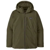 patagonia - insulated quandary jacket - veste hiver taille xxl, vert olive/brun