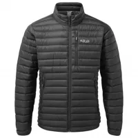rab - microlight jacket - doudoune taille s, noir/gris