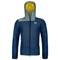 ortovox - swisswool zinal jacket - veste hiver taille s, bleu
