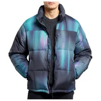 dedicated - puffer sorsele square quilt - veste hiver taille l, bleu