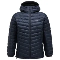 peak performance - frost down hood jacket - doudoune taille l;m;s;xl, bleu;noir