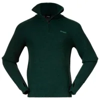 bergans - ulriken jumper - pull en laine mérinos taille m, vert
