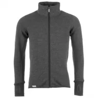 woolpower - full zip jacket 400 - veste en laine taille s, gris