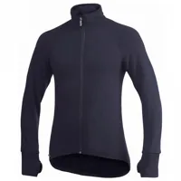 woolpower - full zip jacket 400 - veste en laine taille xxl, bleu