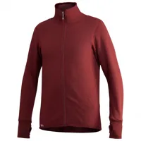 woolpower - full zip jacket 400 - veste en laine taille xs, rouge