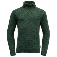 devold - svalbard sweat highneck - pull en laine mérinos taille xs, vert