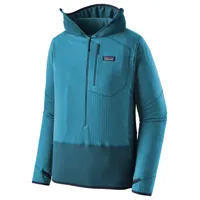 patagonia - r1 pullover hoody - pull polaire taille xxl, bleu