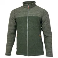 ivanhoe of sweden - jon full zip - veste en laine taille xxl, vert olive