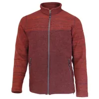 ivanhoe of sweden - jon full zip - veste en laine taille xl, rouge