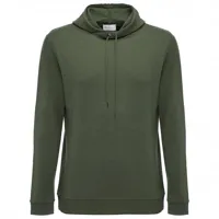 we norwegians - tind hoodie - sweat à capuche en mérinos taille s, vert olive
