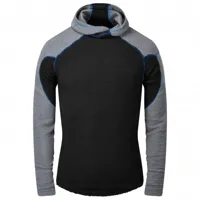 omm - core + hoodie - pull polaire taille l, noir