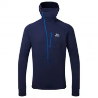 mountain equipment - eclipse hooded zip t - pull polaire taille s, bleu