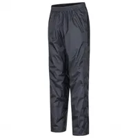 marmot - precip eco full zip pant - pantalon imperméable taille s - short, bleu/gris