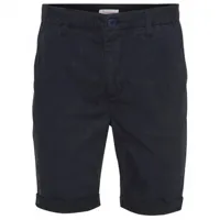knowledgecotton apparel - chuck regular chino poplin shorts vegan - pantalon de loisirs taille 32, bleu