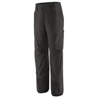 patagonia - powder town pants - pantalon de ski taille xl - short, noir/gris
